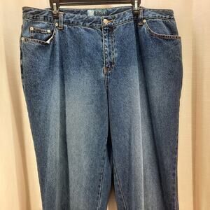 Avenue Blues 100% Cotton Blue‎ Jeans Women's Size 20 Tall